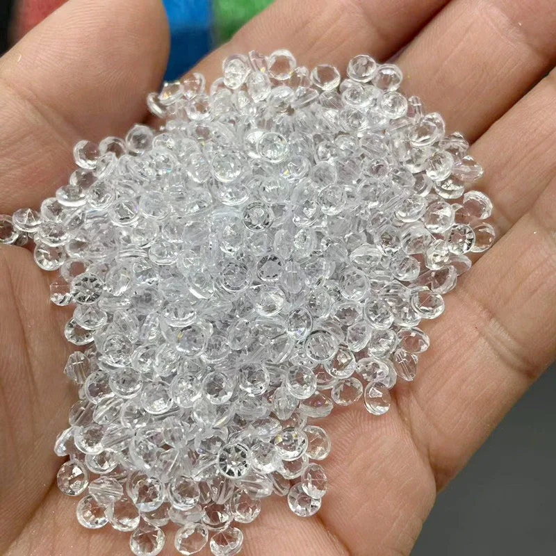 New  4mm Round Nail Crystal Stones Resin Gems Transparent Flatback Rhinestone For DIY