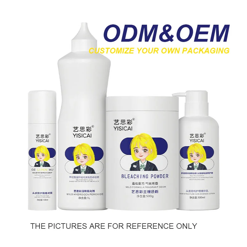 Customized Hair Color Remover Package High Quality Hair Dye Color For  European American ladies
