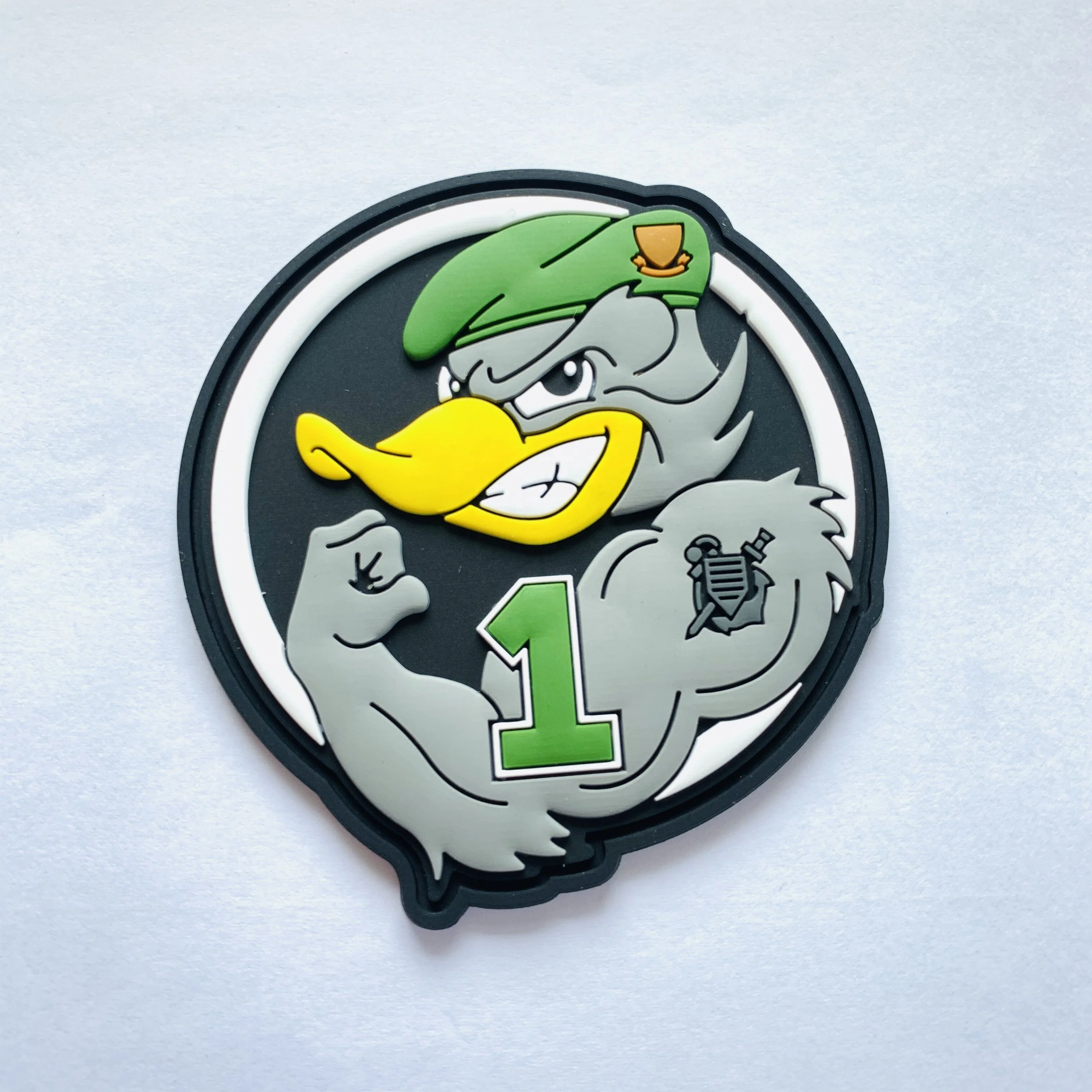 Wholesale Custom Logo Clothing 3D PVC badge Garment Accessory Rubber Patch