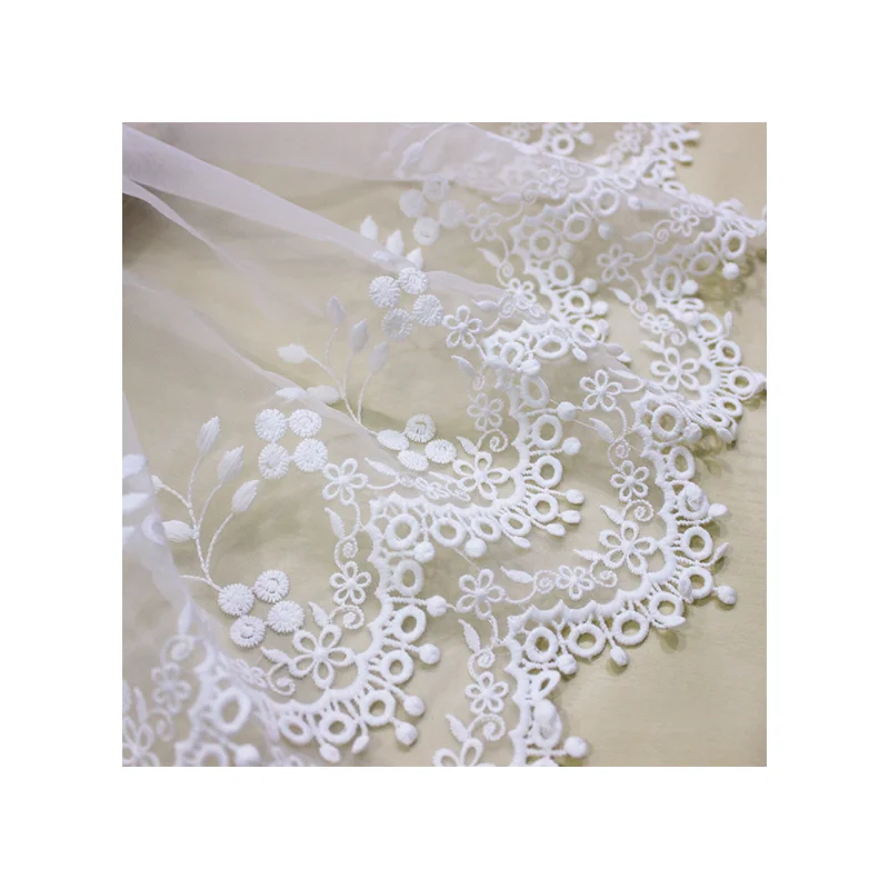 Factory Supply Wedding Dress Lace Labels Tulle Lace Clothes Labels For Sale
