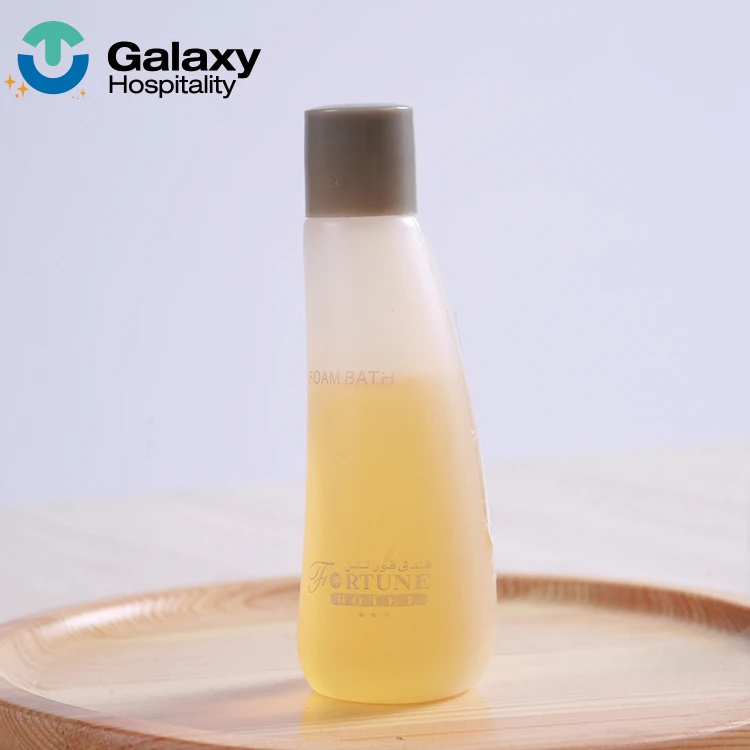 Hotel Bathroom Cosmetic Bottle With Screw Shampoo Bath Gel Private Label Leave In Hair Conditioner