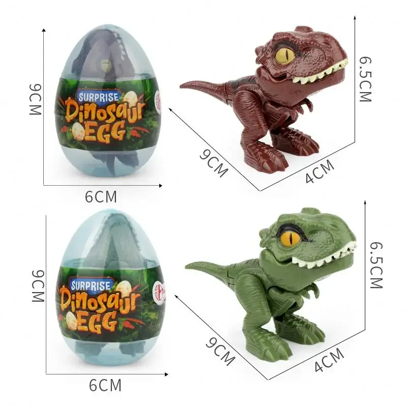 New product finger-gnawing dinosaur finger toys knuckle movable Tyrannosaurus Rex Egg packaging dinosaur model boy dinosaur toy