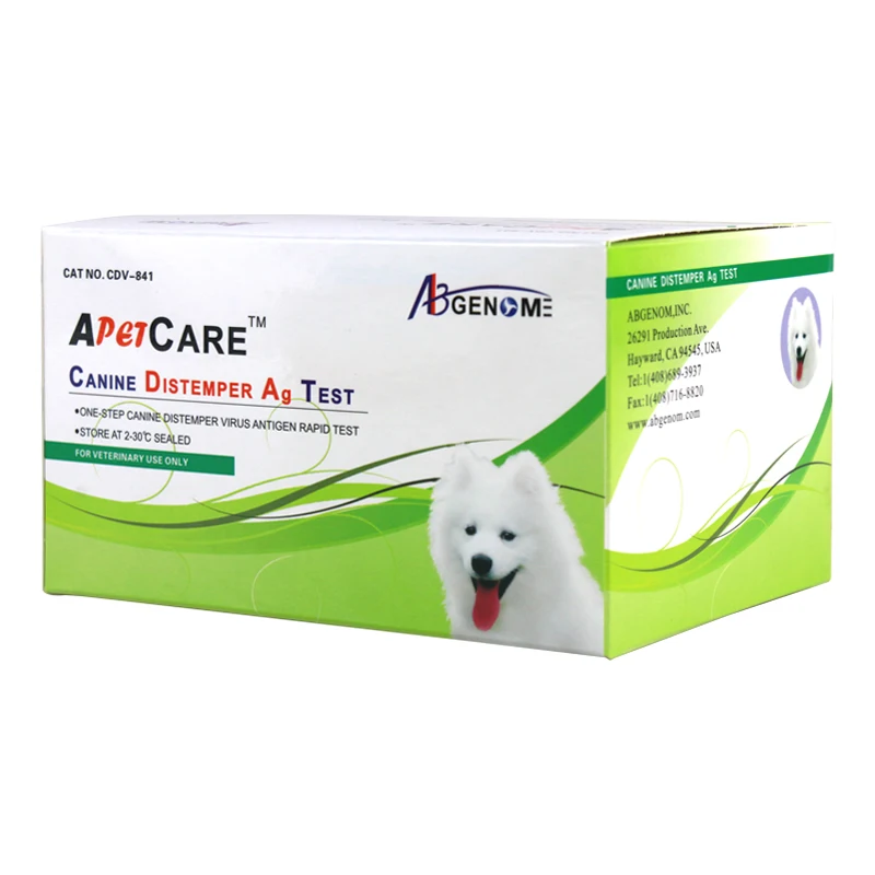 veterinary Rapid CDV distemper Ag Test Kit with factory price