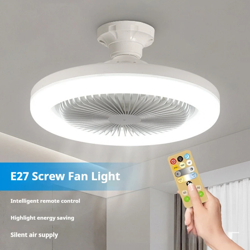 Ceiling Fan With Lights Modern Electric Ceiling Fan with Remote Control Metal Air Cooling Fan for Household Hotel Outdoor Use
