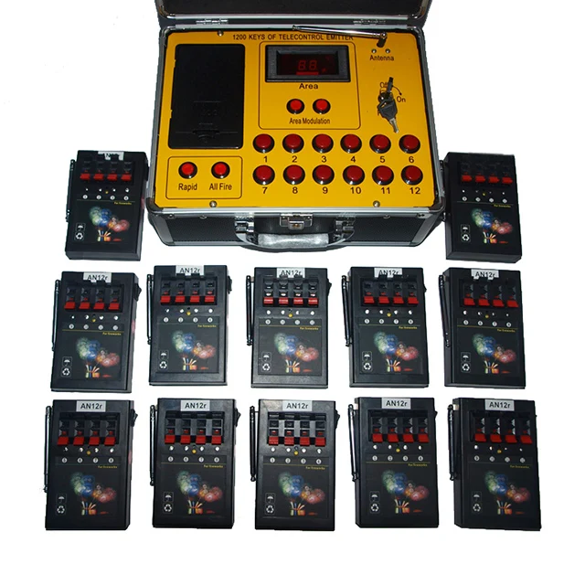 48 cues remote control wireless party wedding fireworks firing system for wedding stage cold flame fireworks