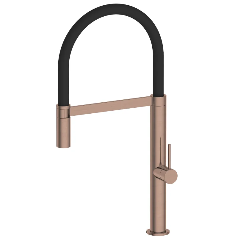 Водяной кран из розового золота гибкий латунный кухонный