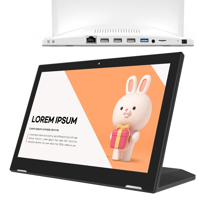 L Shape POS Android11 10 13.3 14 15.6 17.3 Inch lcd display Advertising machine Customer Feedback Device apoe android tablet pc