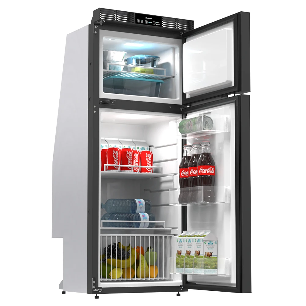 12V 110/220V 96L Embedded Compressor Refrigerator for RV and yacht