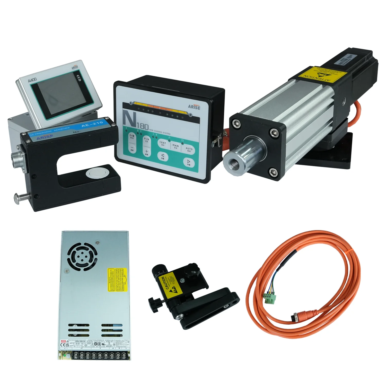 standard 2 tons of thrust and 150mm stroke  EPC N180 Edge Position Web Guide Control System