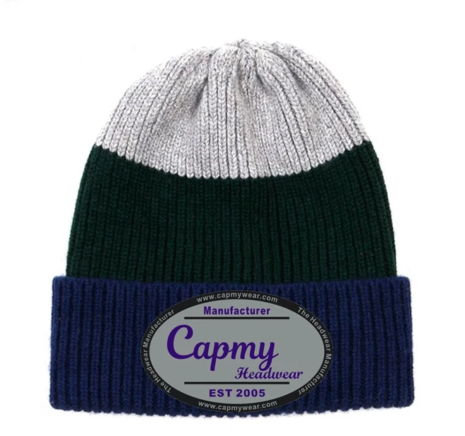 Custom popular manufacturer 100% wool high quality winter warm knit beanie hat