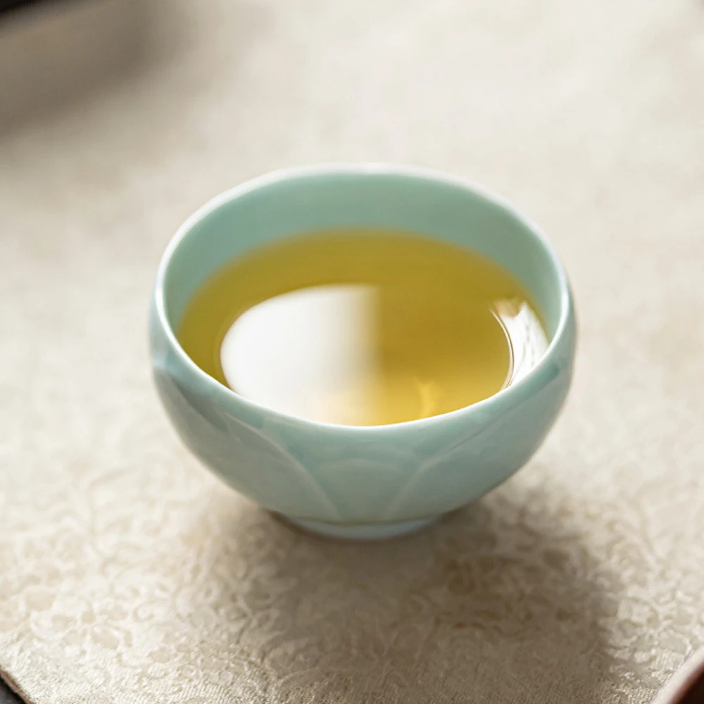 Wholesale Tea Set Kung Fu Tea Cup Lotus Cup In Stock Multi Color Teacup 115ml Tea Cup Set