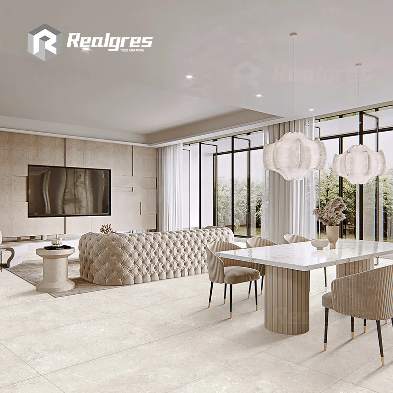 Realgres Beige Marble Porcelain Paver 2cm Thick Tile Outdoor Patio Non-slip Porcelain Floor Tiles for Garden
