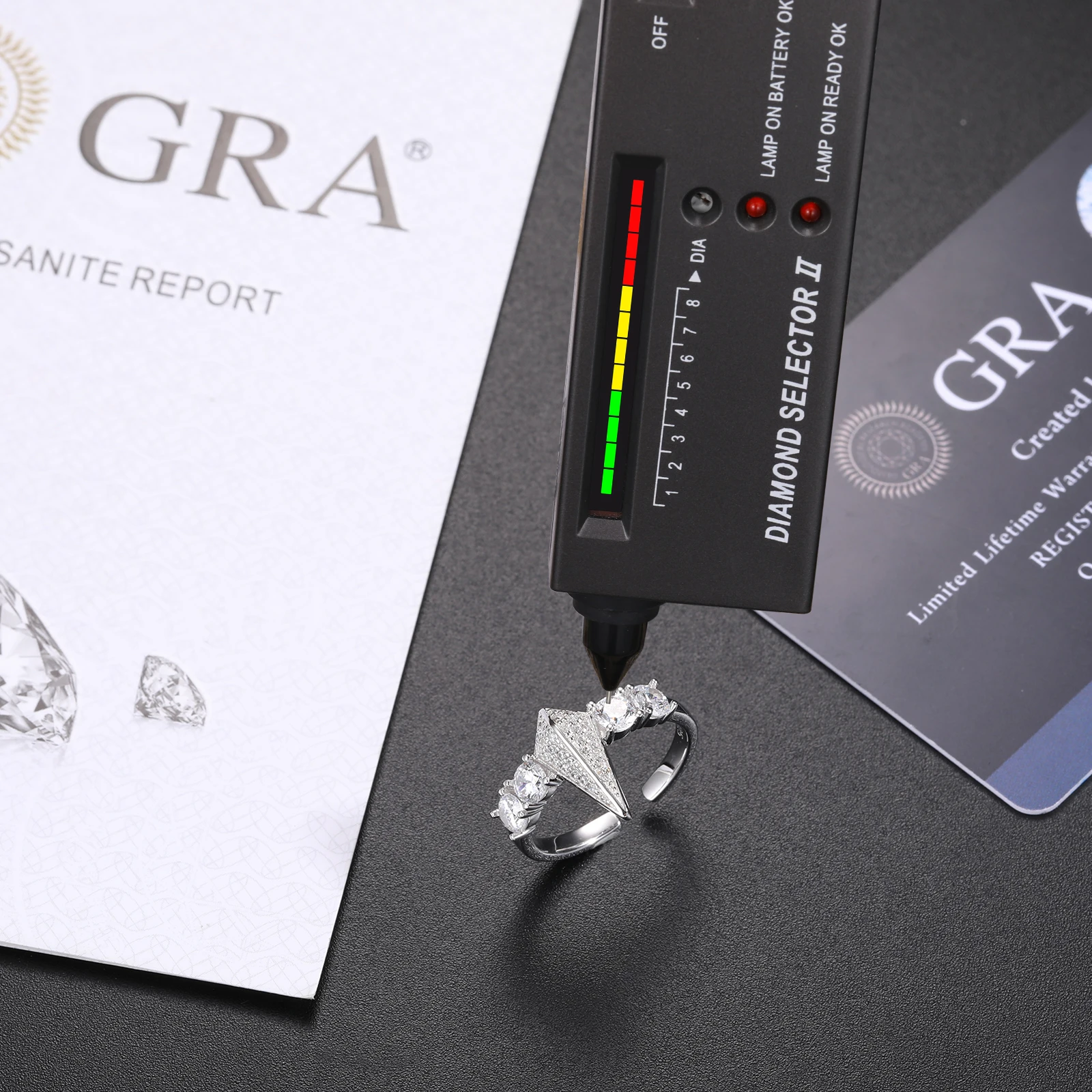 Dropshipping Fashion Mens White Gold Plated 925 Sterling Silver VVS Moissanite Diamond Ajustable Iced Out Panther Ring