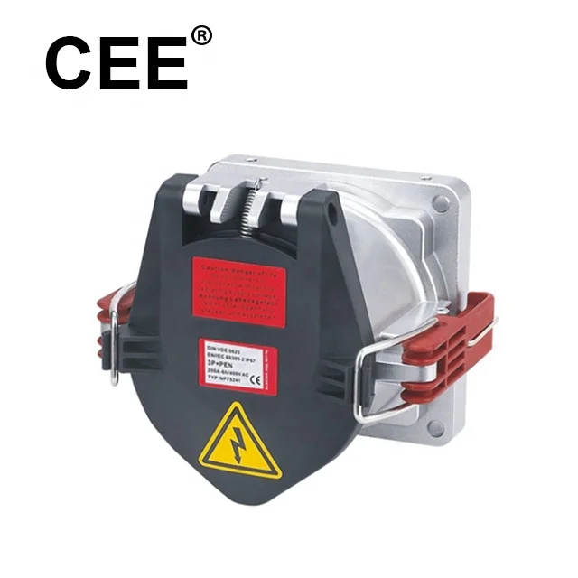 CEE IP67 3P+E 200amp High Current Connector Plug