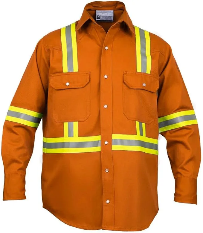 Flame Resistant High Visibility Safety Clothing Fire Rescuring Protection Clothing