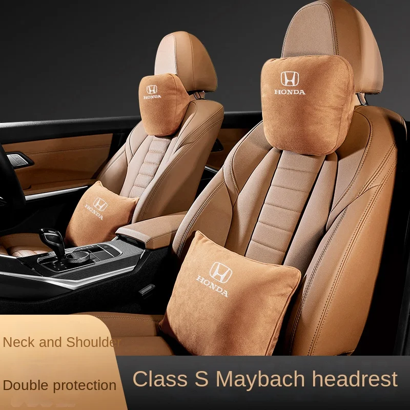 Car Seat Neck Pillow Auto Head Neck Rest Cushion Relax Neck Support Headrest Comfortable Soft Car Pillow For Honda
