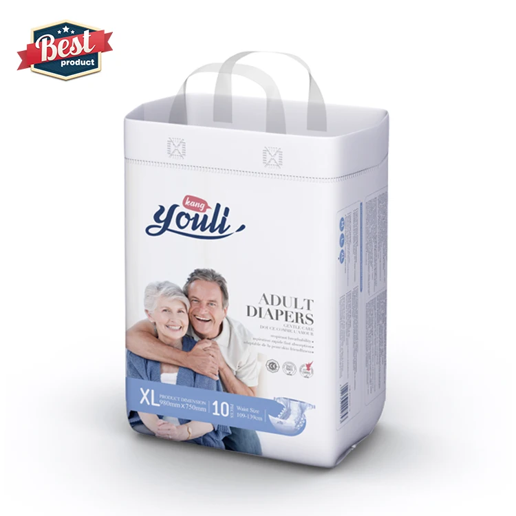 
High Absorbent Breathable Disposable Free Manufacturer adult diaper for elderly 