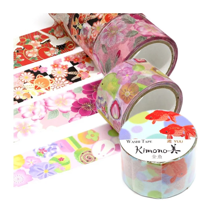 Japanese unique custom printed washi paper masking washi tapes