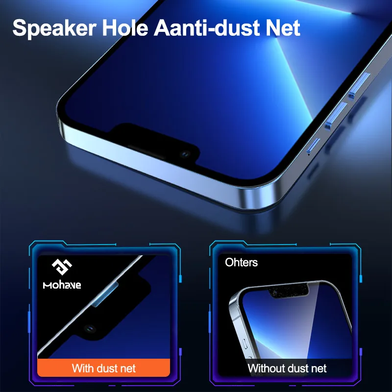 Magicbox screen protector easy to install for iphone tempered glass easy install for iPhone 11 12 13 14 pro max