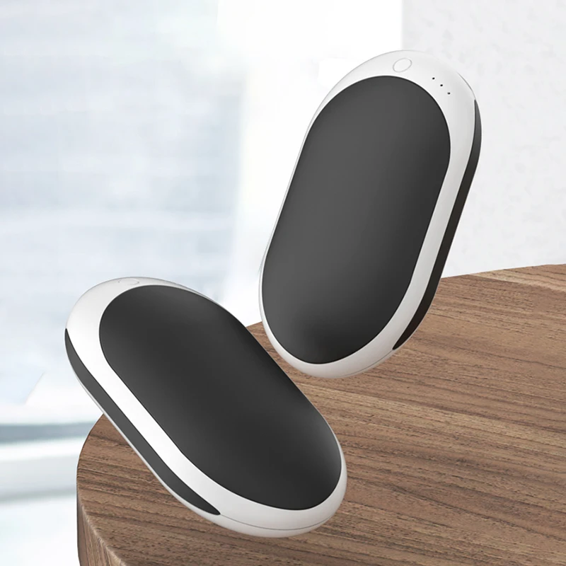 7800mAh USB Hand Warmer Pocket Electric Warmer Rechargeable Portable Power Bank for Home Car Office Kids Use