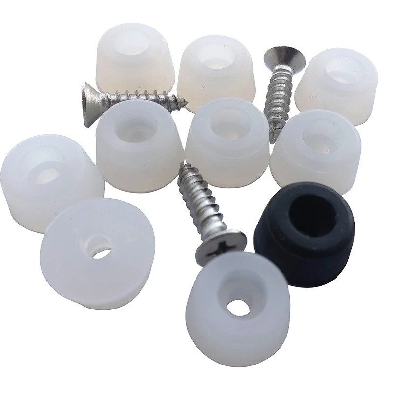 Silicone PVC Material White Transparent Or Black Anti-skid Rubber Feet Bumpers Pads For Kitchen