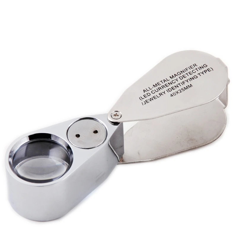Watch repair tool  Pocket magnifier Aluminum Alloys 40X Special magnifier for repairing watches