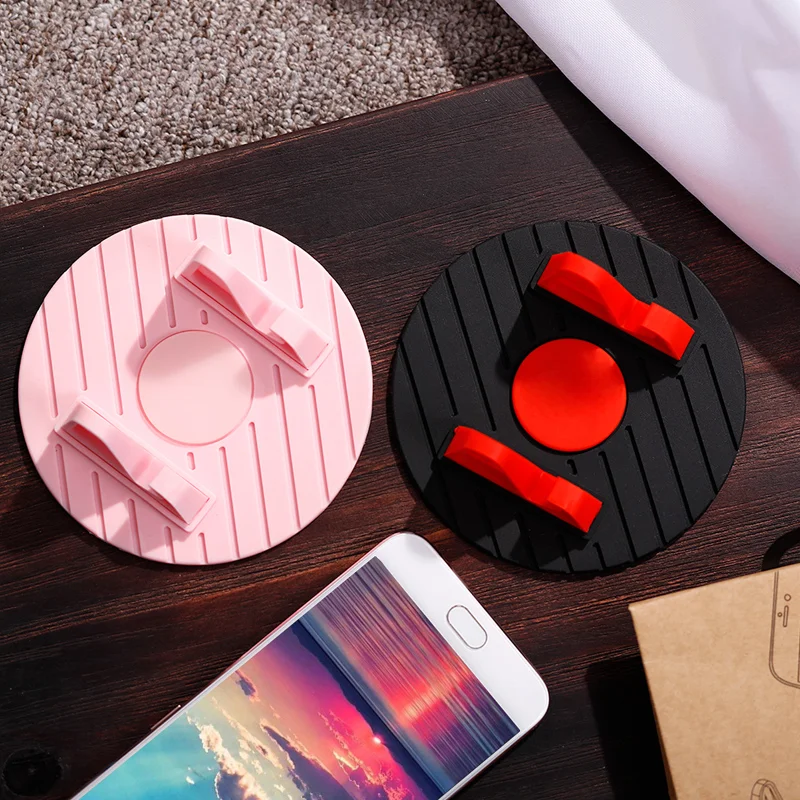 Creative Phone Holder Universal Car Holder Office Live Broadcast Anti-slip Mat Silicone Phone Holder