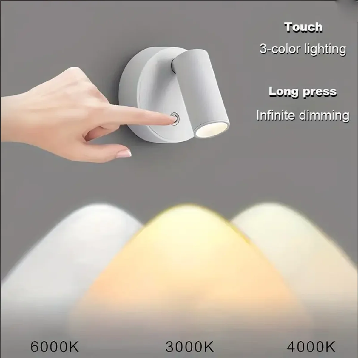 Magnetic Usb Rechargeable Led Wireless Wall Light up Down Motion Sensor Night Under Cabinet