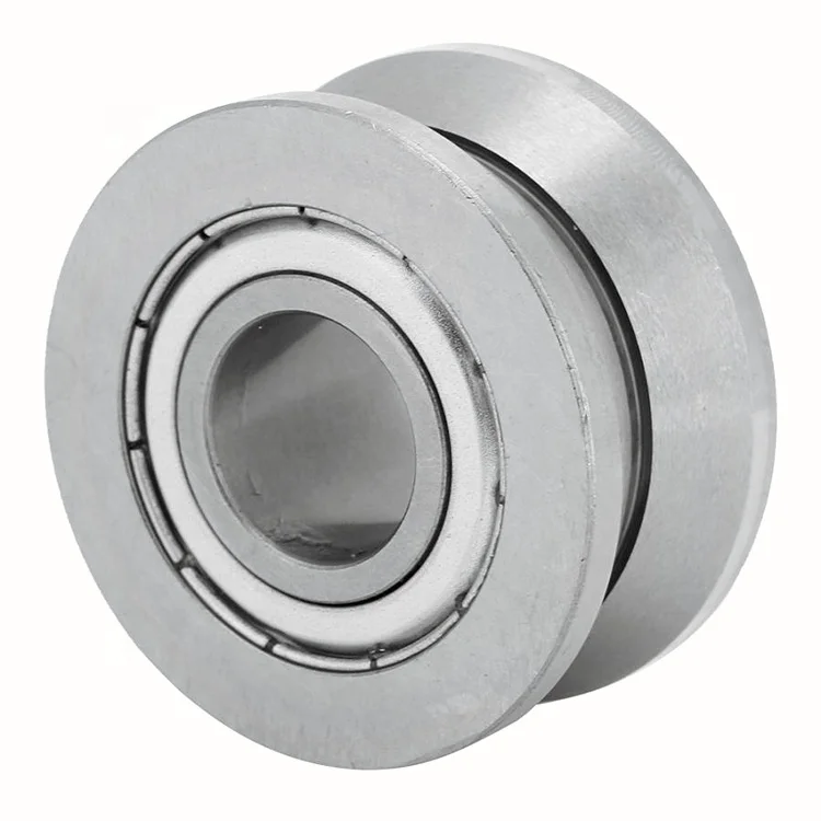 
LV 201-14 ZZ LV 5201-14 12*40*20mm V Groove Double Row Ball Guide Roller Track Roller Bearing 