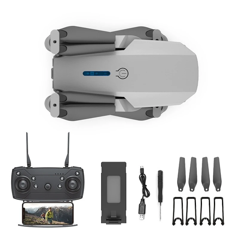 Mini Pocket RC Helicopter Drone with 1080P HD Camera WIFI FPV Height Hold Foldable Quadcopter Gift Beginners Plastic Material