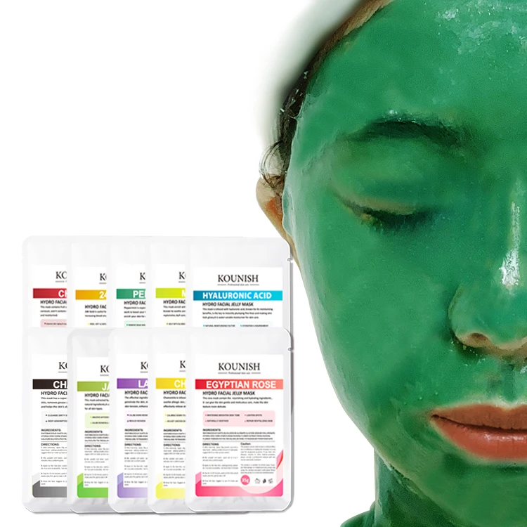 OEM Face New Skincare 2022 Korean Natural Organic Nourishing Aloe Vera 92% Jelly Facial Powder Mask