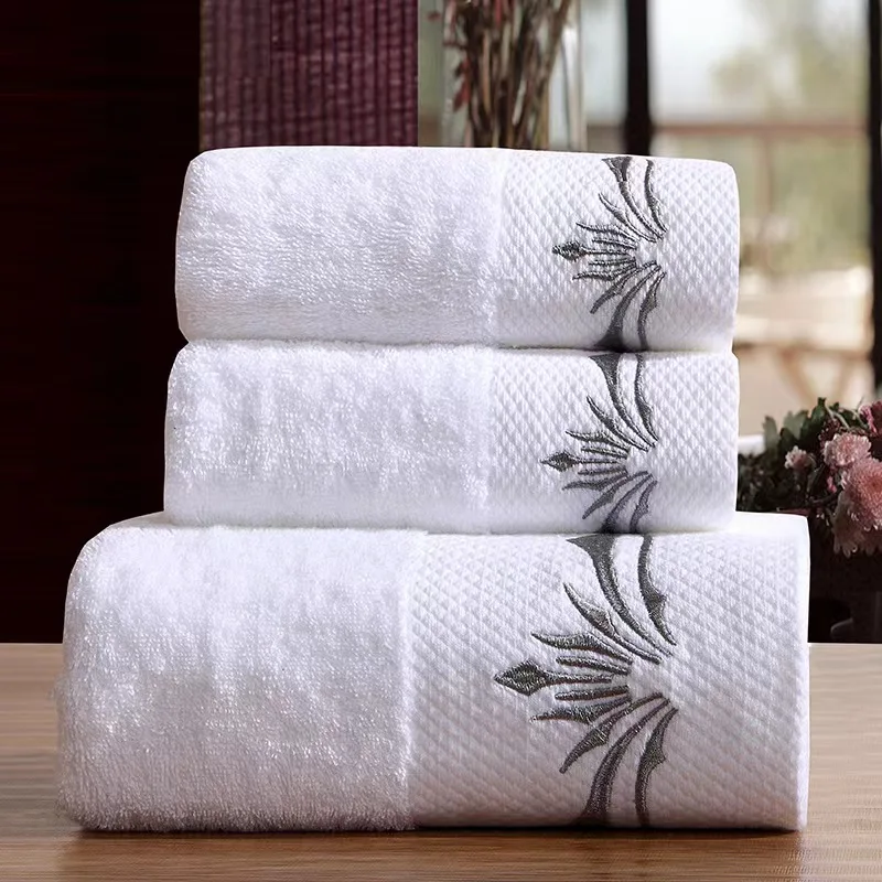 Wholesale towels all cotton bath towels square beauty salons hotels bath towels