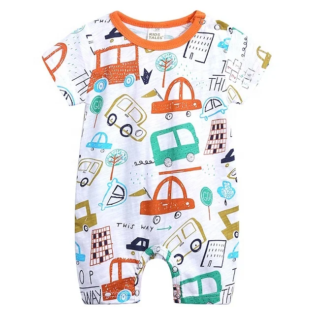 
Bamboo Cotton Baby Romper Breathable Knitted Cotton Pajamas For Infants Wholesale Summer New Design Children Clothing Short 