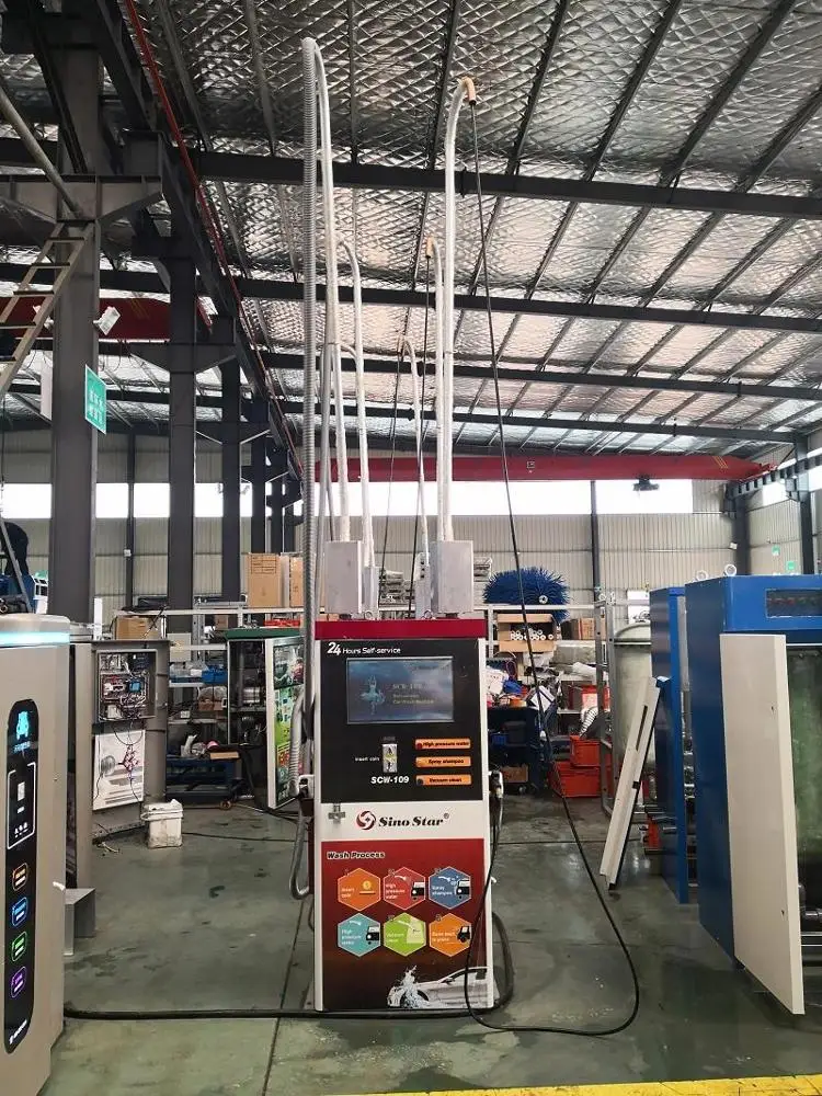 3.4KW 10MPA Coin/card operated car washing self service machine/self-service carwash