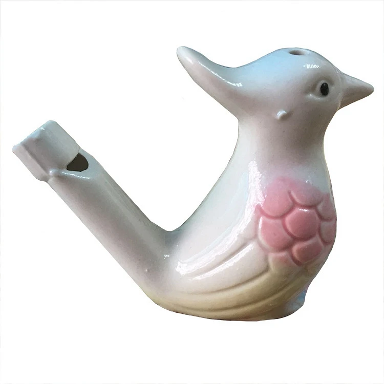 cheap promotion ceramic water bird whistle