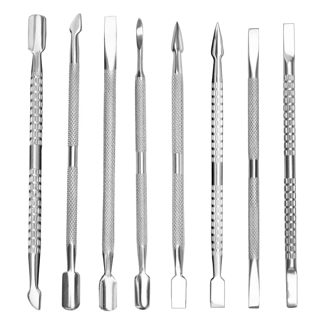Wholesale Gel Nails Polish Remover Tool Stainless Steel Cuticle Nail Pusher