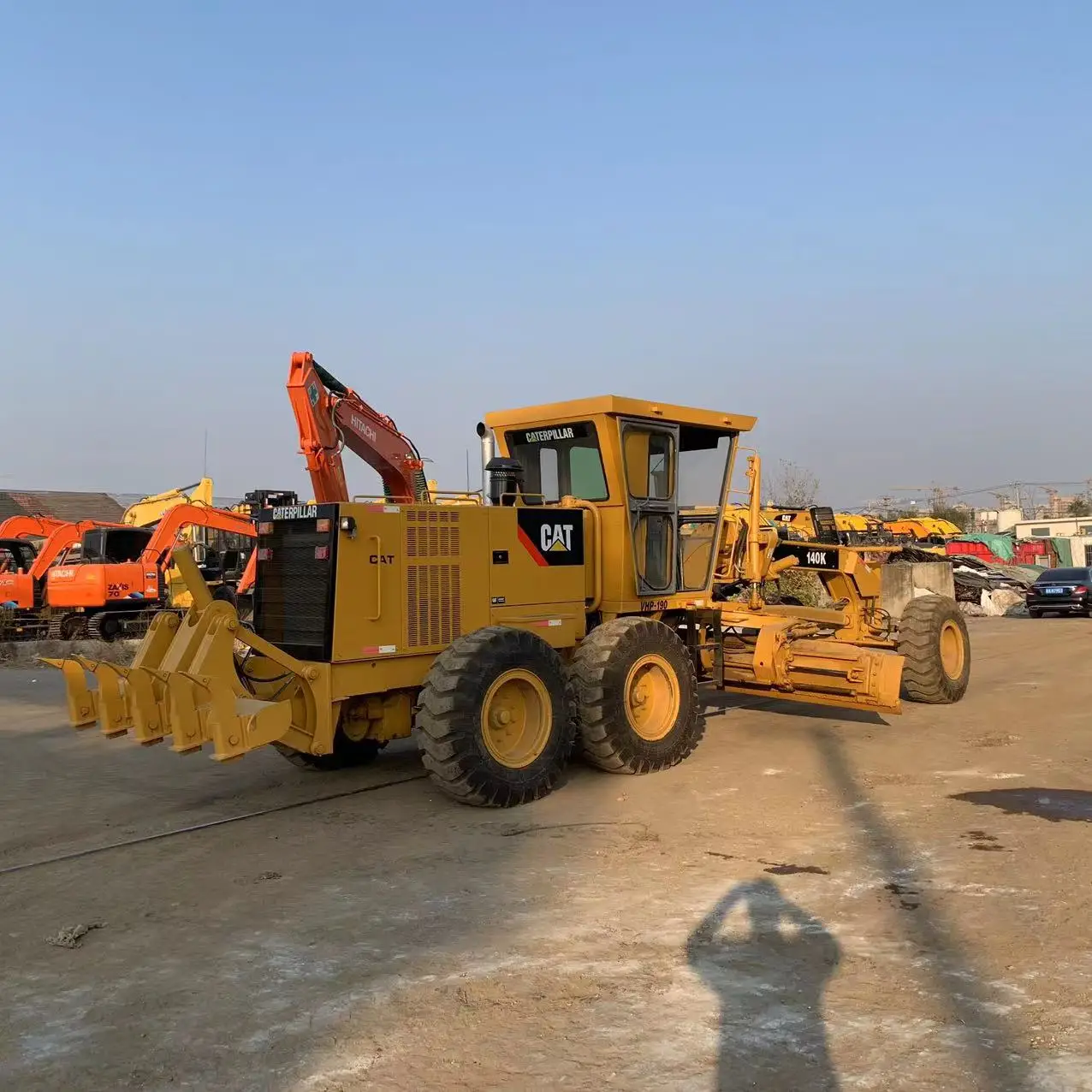 CAT 140K Used Motor Grader 100% America Original in Good Condition Caterpillar 140K 140H Road Construction Machine