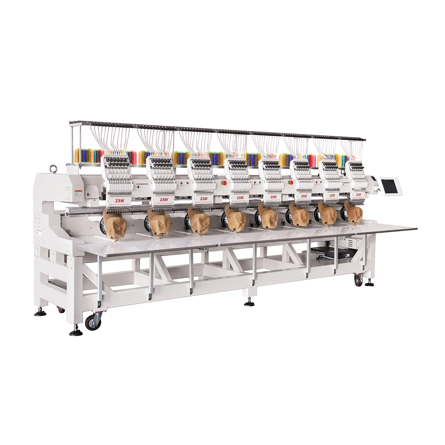 8 Heads Embroidery Machine High Speed Cap Embroidery Machine Computer Embroidery Hat Sewing Machine