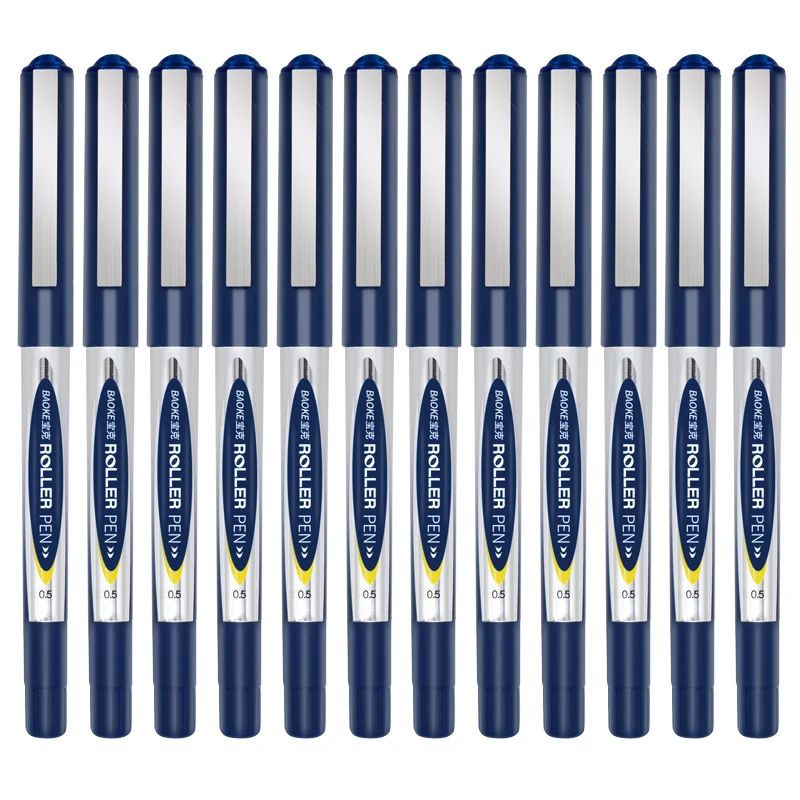 0.5mm cheap signature roller ball pen liquid ink rollerball pen with  metal clip DDP India fast deliver