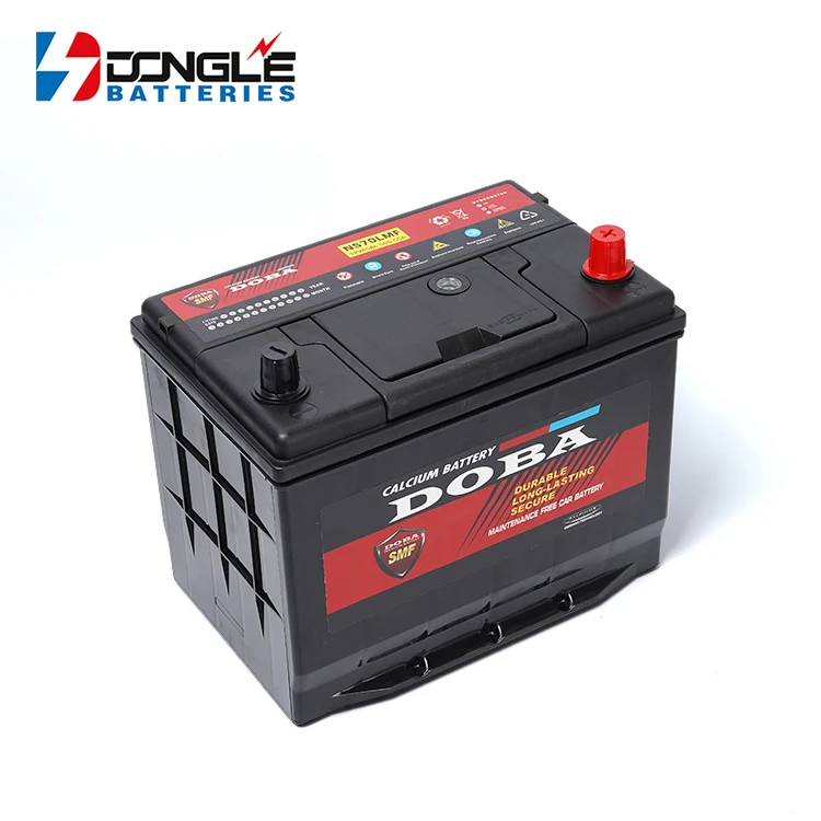 High Quality 600 CCA 12V 70Ah Lead Acid Cold Start Function Boats Cars Trucks SMF Automotive Battery