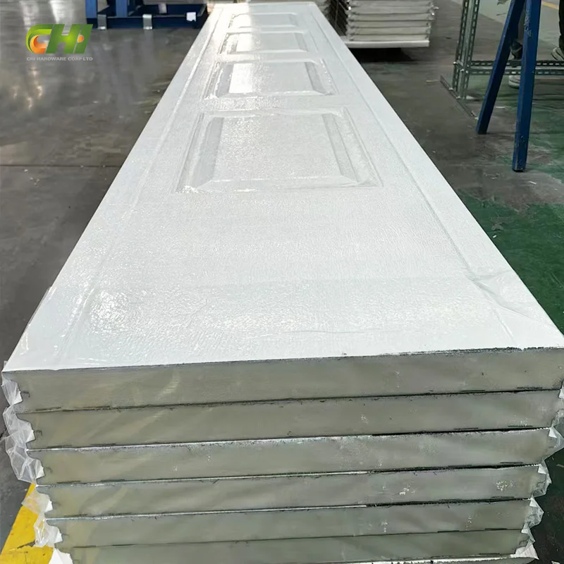 CHI 9x8 8x7 16x8 9x7 White Automatic Insulated Panel Sectional Garage Door USA For Garage Door
