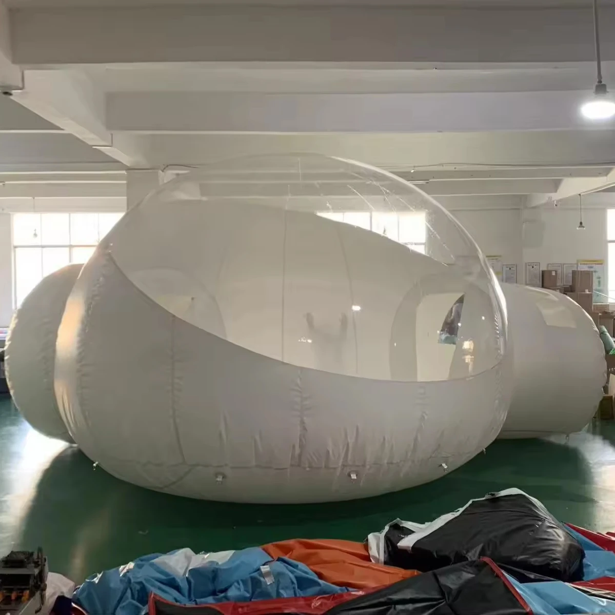 Открытый прозрачный надувной Кристалл купол пузырь палатка надувной шар прыжки прозрачный купол