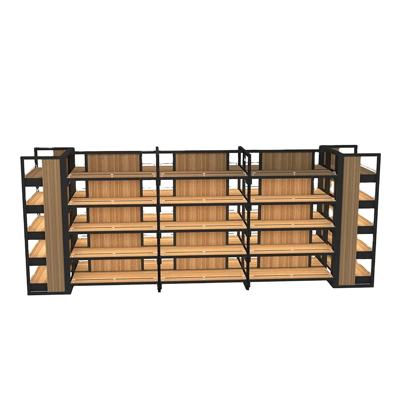 Retail Store Shelves With Supermarket Equipment For Hypermarket