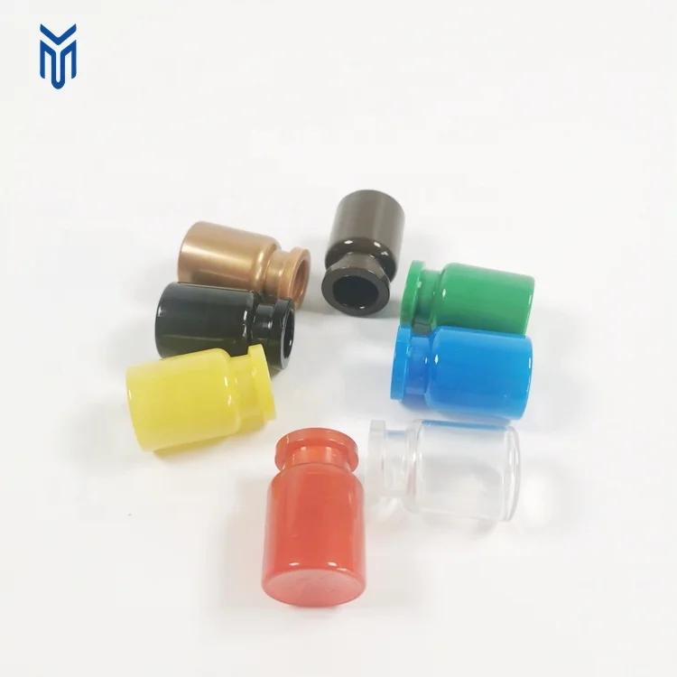 New design 5ml colorful AS plastic test tube plastic vial bottle for lyophilized powder packing
