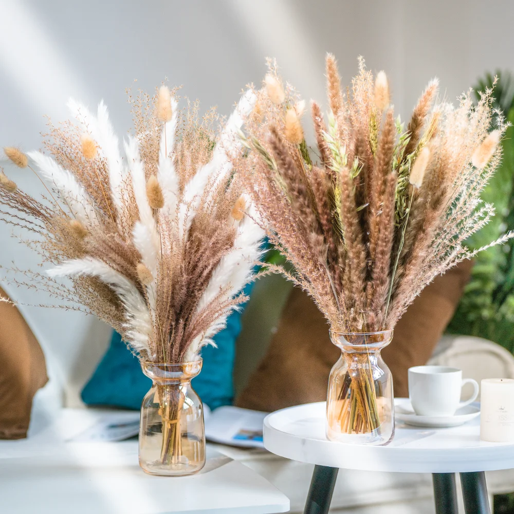 free sample Pampas Grass bouquet dried flower For wedding decoration Home decoration decorative flowers & wreaths