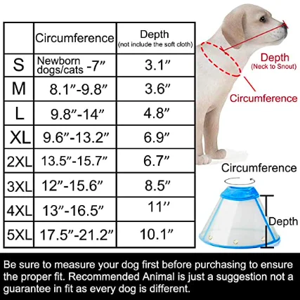 
Wholesale Plastic Pet Dog Elizabeth Collar Cute Recovery Healing Protective Cat Collar 