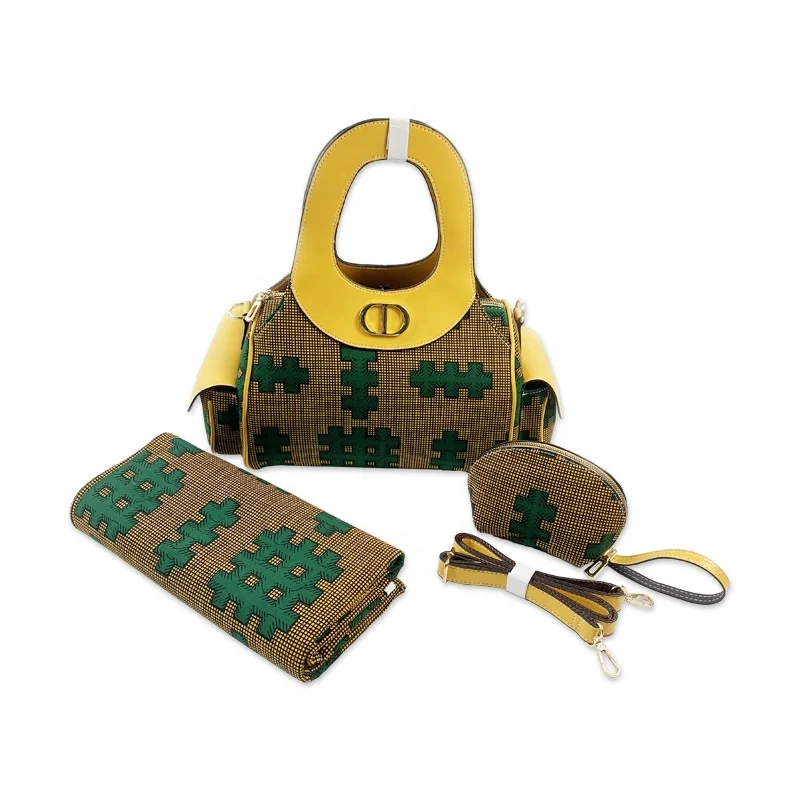 Nigeria cotton wax fabric clothing Ghana style clothing 6 yards