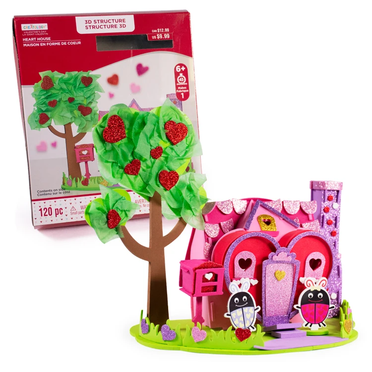 Soft EVA Foam 3D Building Block 3D Structure Jigsaw Puzzle for Kids