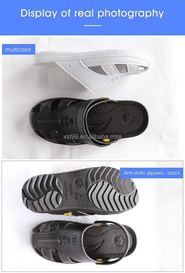 Cleanroom ESD Anti Static PVC Safety Slipper