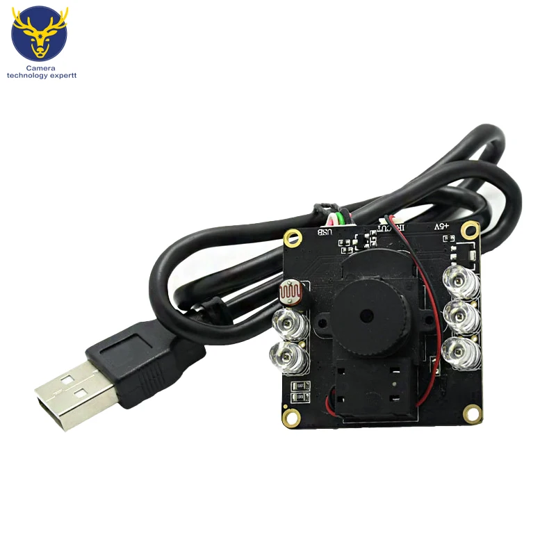Infrared CMOS 2MP 1080P face recognition HD camera module 180 degree wide angle lens usb camera IR CUT